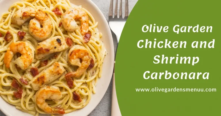 Olive Garden Chicken and Shrimp Carbonara