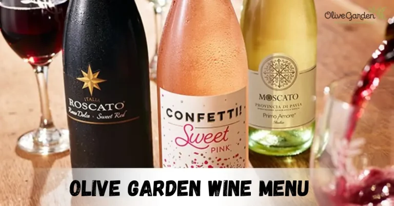 Olive Garden Wine Menu​​