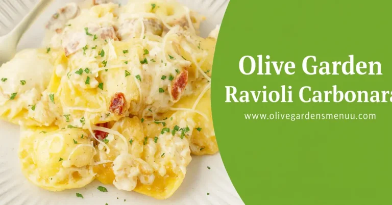 Olive Garden Ravioli Carbonara